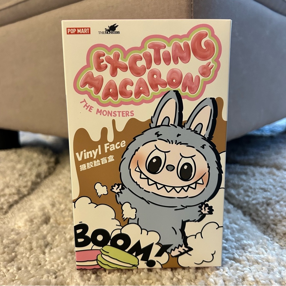 NIB “Soymilk” Exciting Macaron Labubu